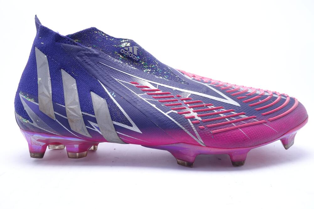 Adidas Predator Edge+ FG Shoes Mens Size 8.5 Purple Pink Soccer Cleats GY7381